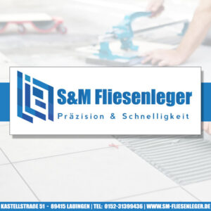 Fliesenleger Lauingen | Fachgerechte Fliesenverlegung und Badrenovierungen von S&M Fliesenleger
