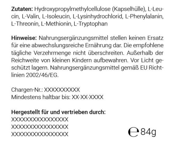 EAA Smart Aminos | 120 Kapseln – Bild 3