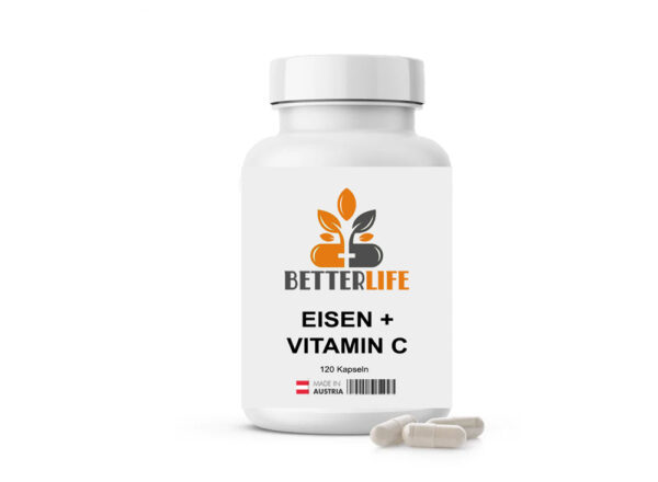Eisen + Vitamin C | 120 Kapseln