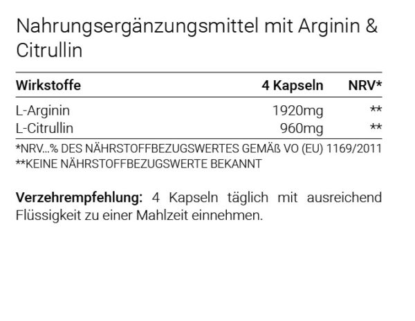 L-Arginin + L-Citrullin | 500g – Bild 3